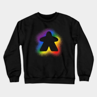 Meeple Spray - Rainbow Crewneck Sweatshirt